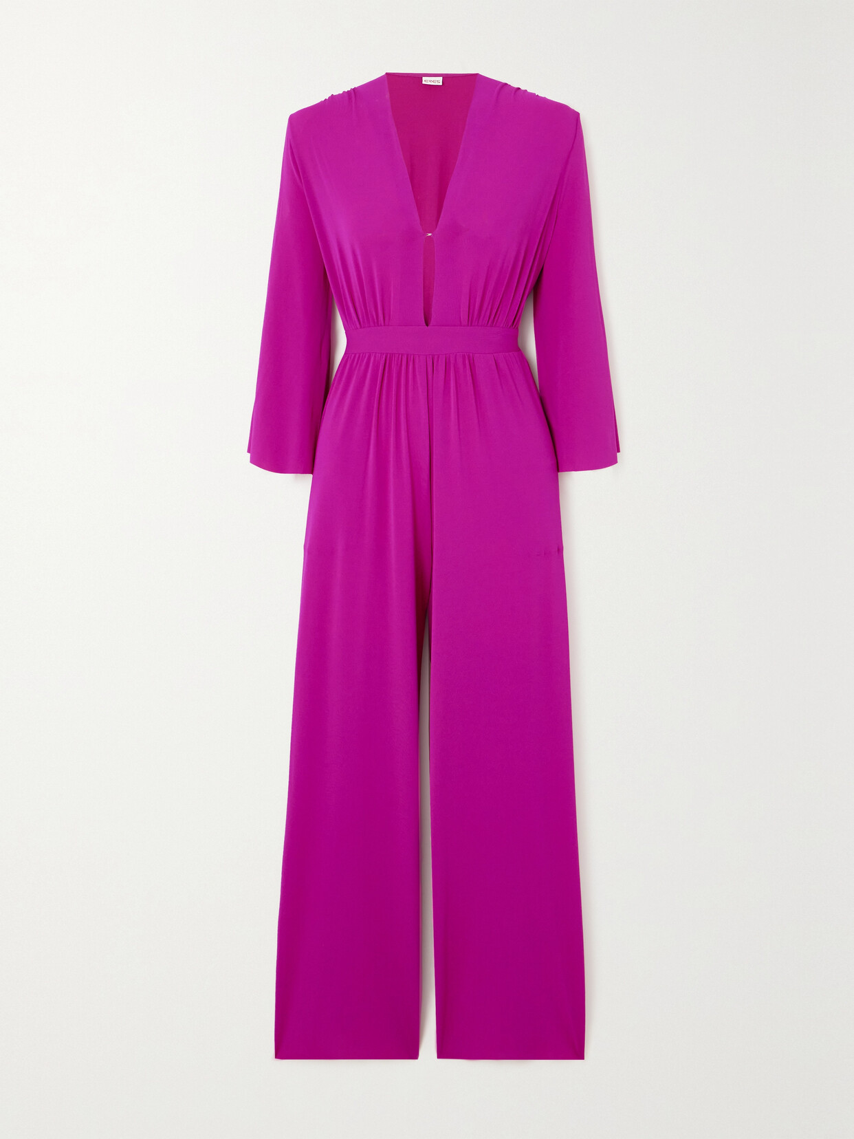 Shop Eres Aretha Cutout Stretch-jersey Jumpsuit In Pink