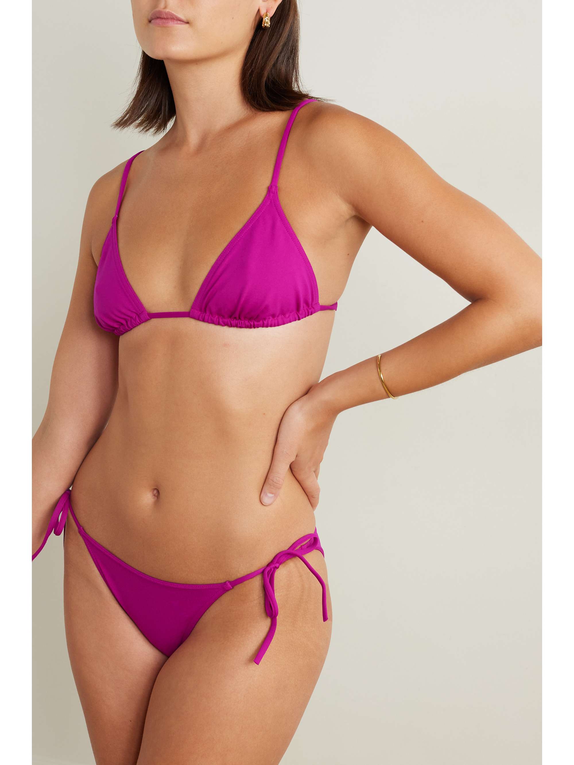 Purple swimsuit top cheap