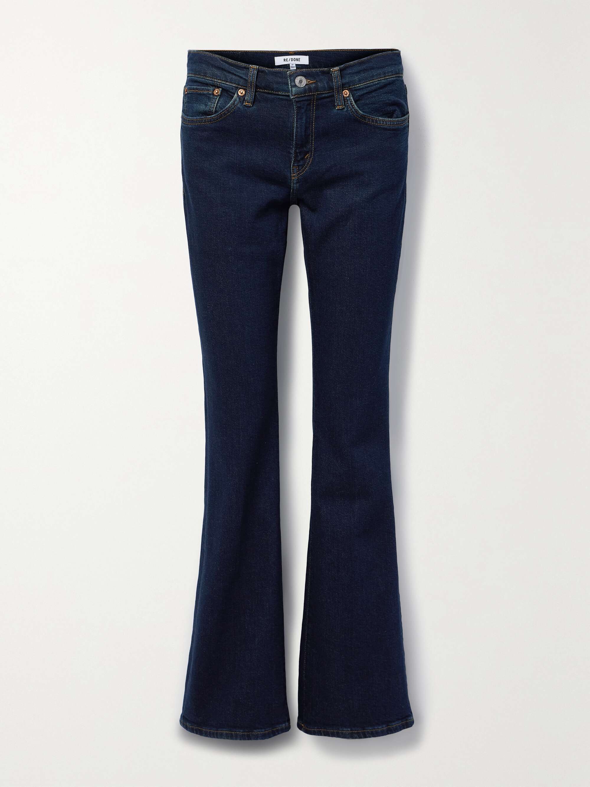 Mid Rise Baby Boot Jeans