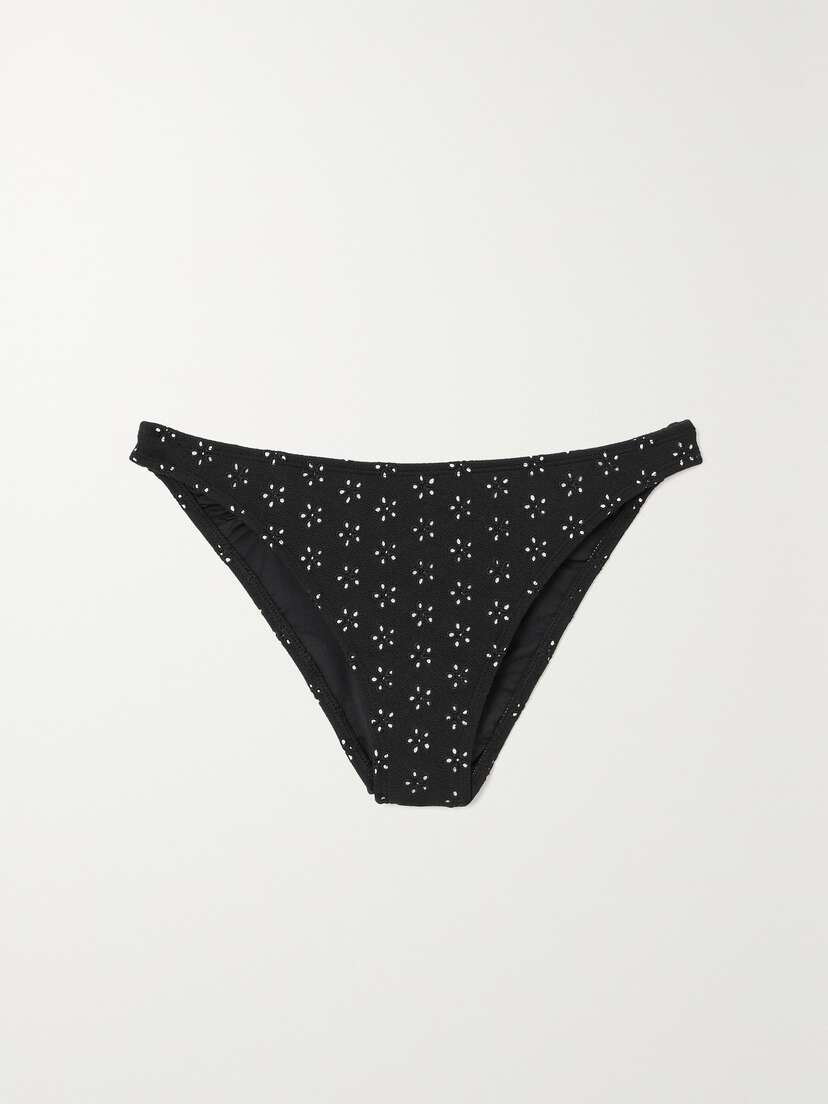 Peony + Net Sustain Recycled-broderie Anglaise Bikini Briefs