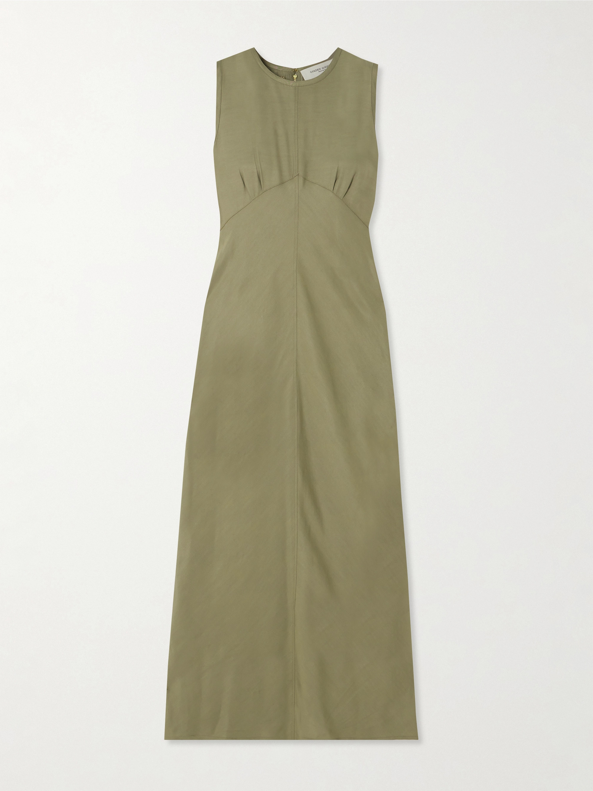 Golden Goose Journey embellished twill midi dress