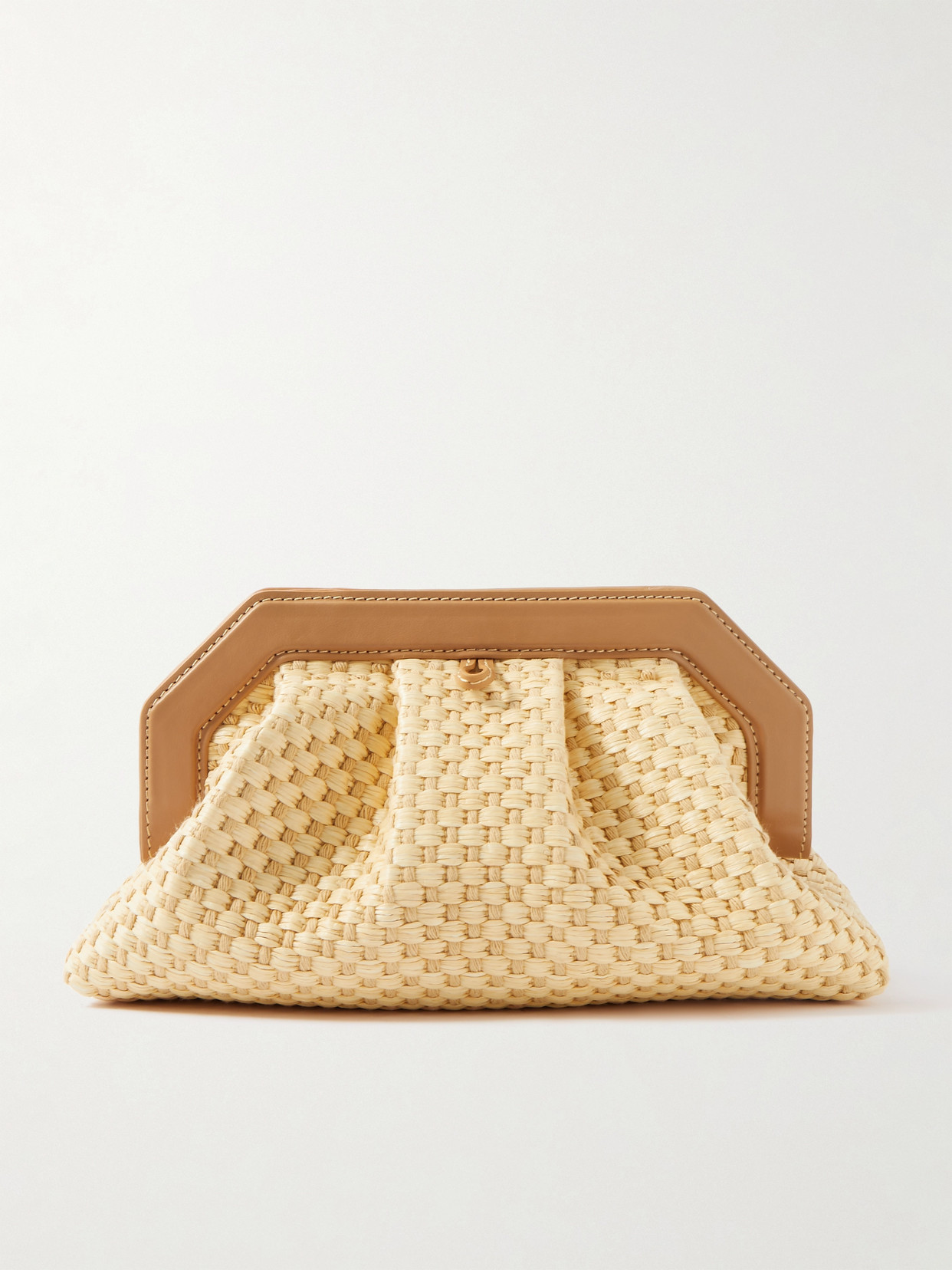 Serapian - Secret Raffia Clutch - Neutrals
