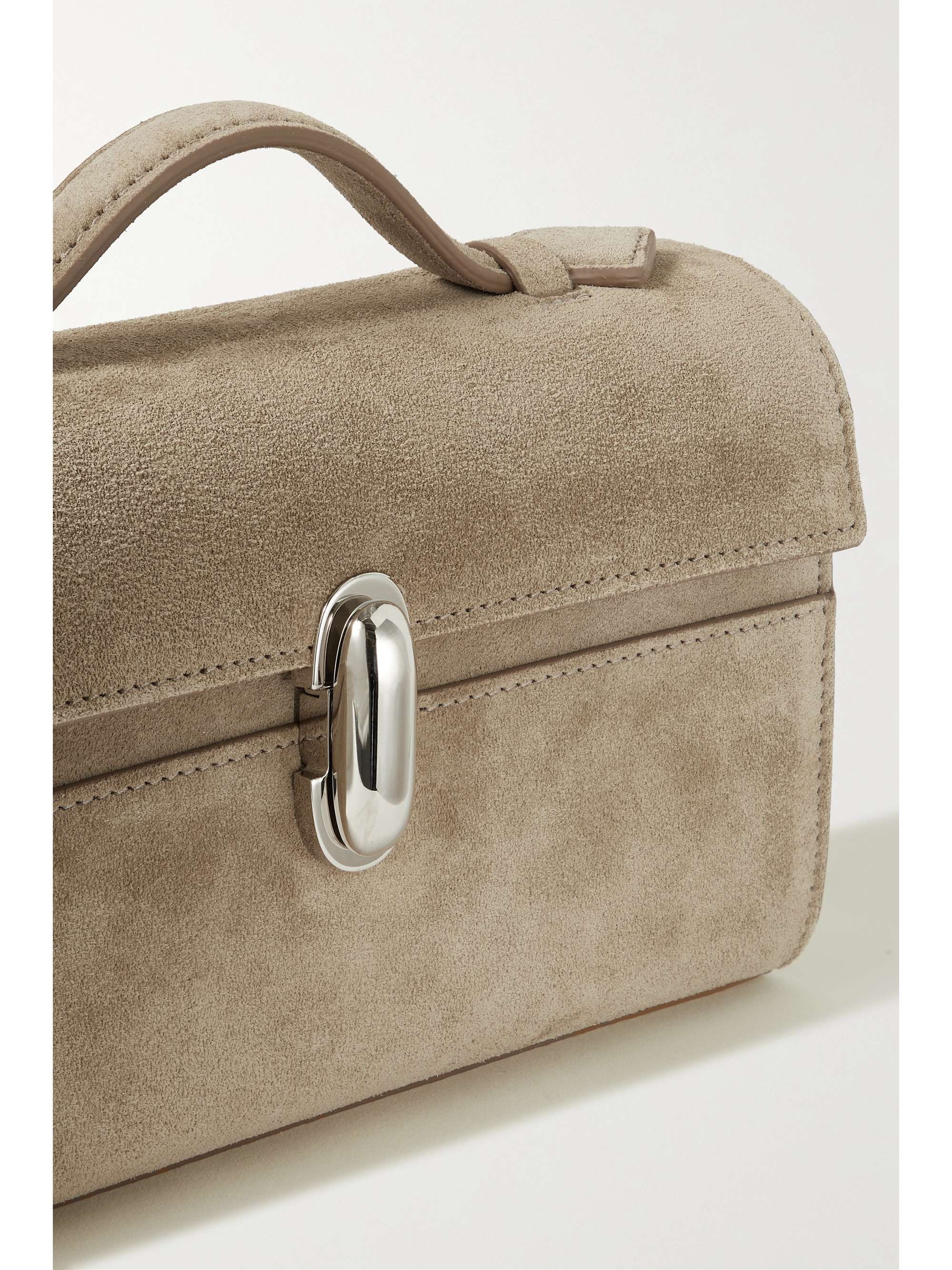 SAVETTE Symmetry Pochette woven leather tote