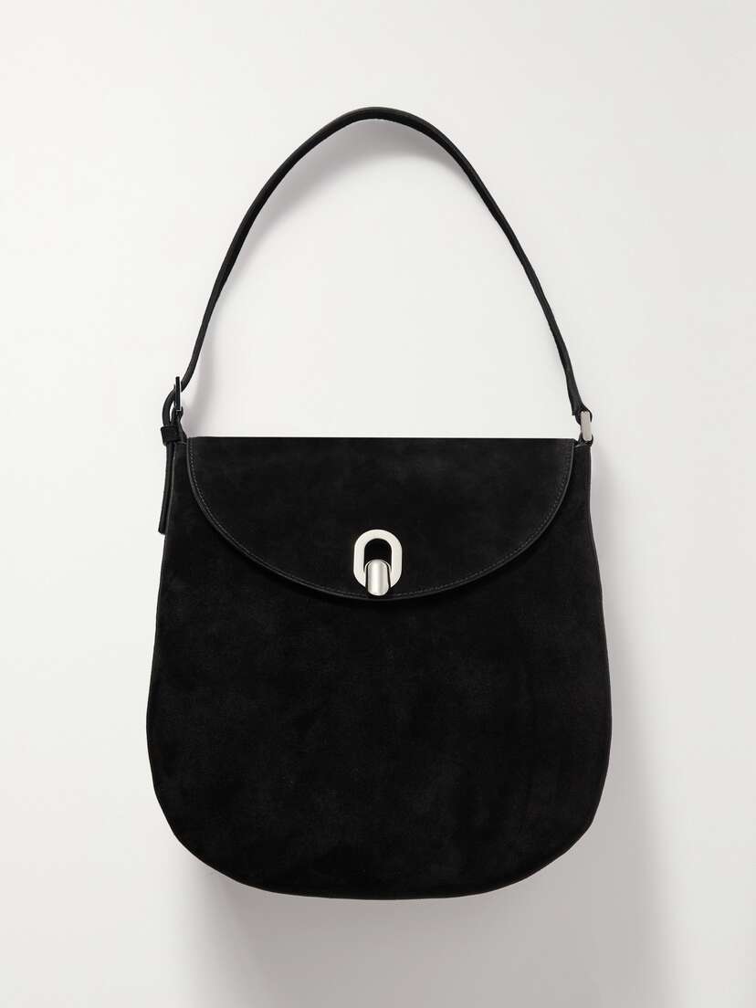 Savette Tondo Large Suede Shoulder Bag