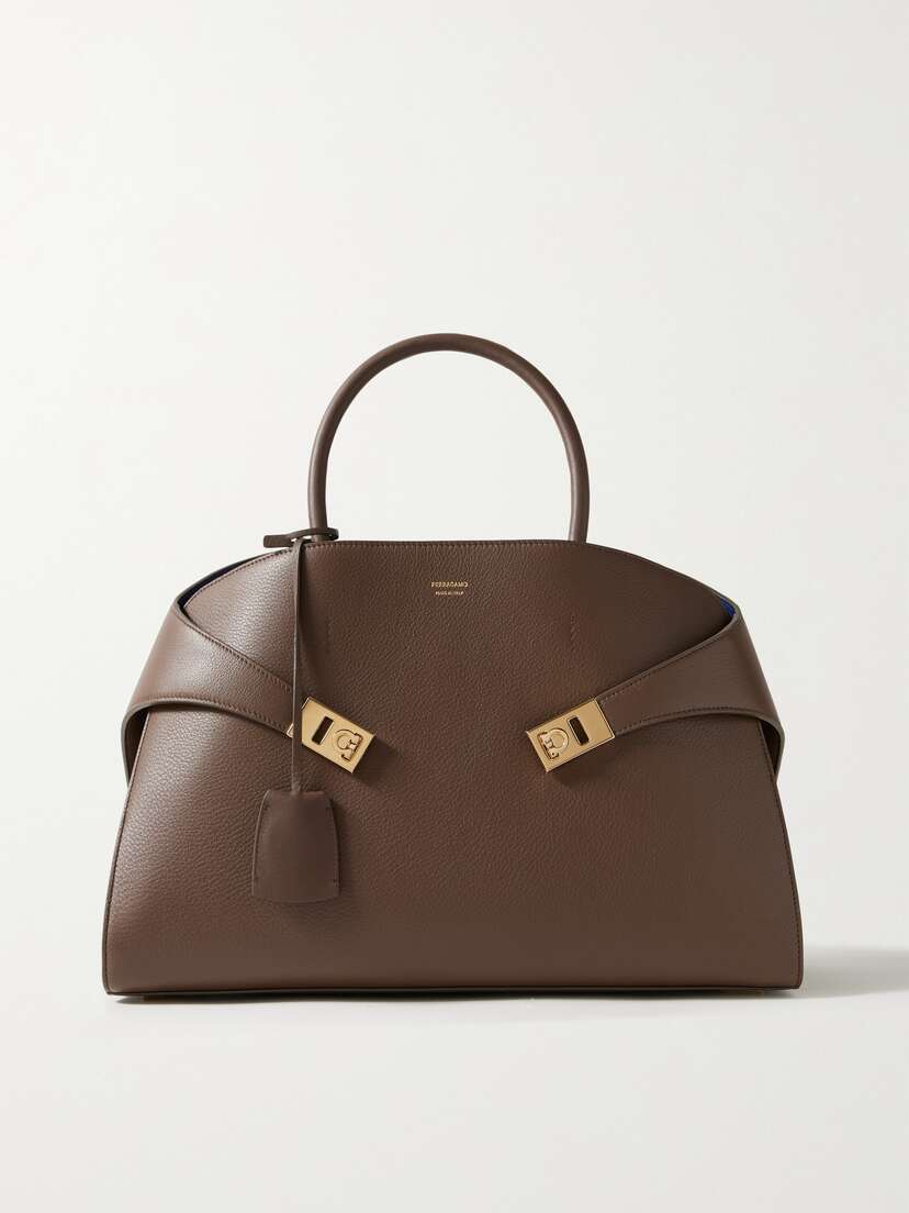 Ferragamo Hug Medium Leather Tote