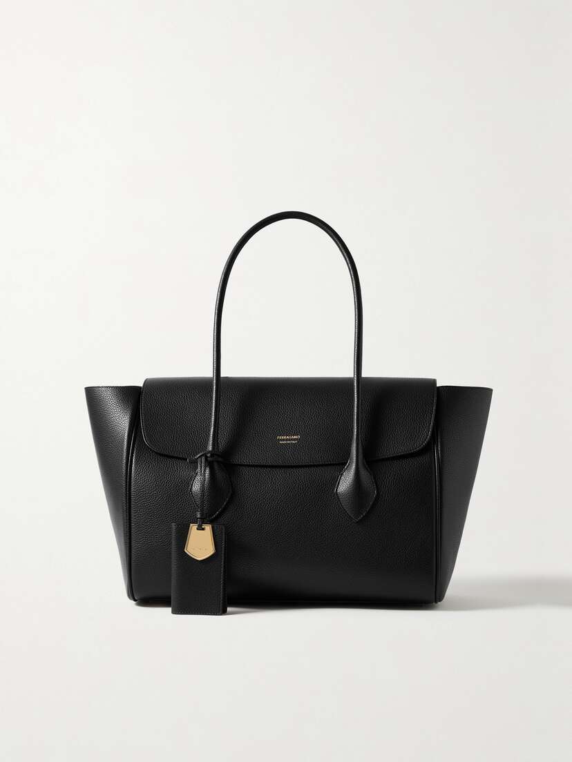 Ferragamo Classic Textured-leather Tote