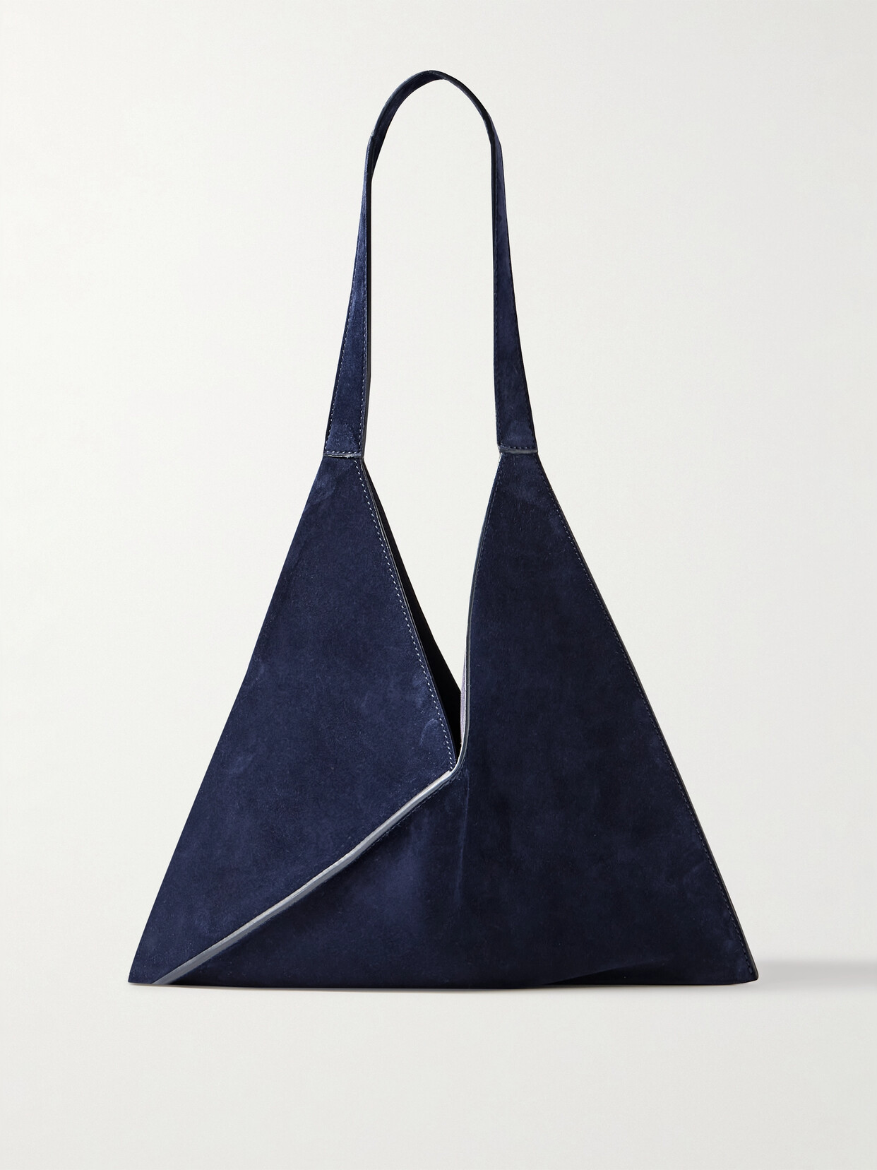 Khaite - Sara Small Suede Tote - Blue