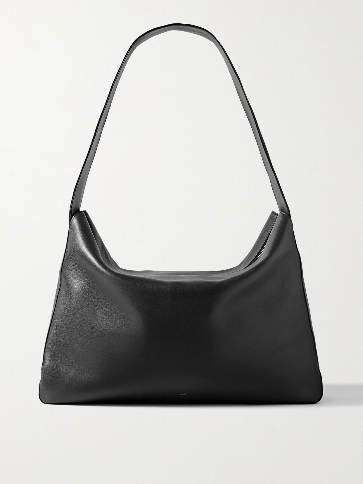 Khaite - Elena Large Leather Shoulder Bag - Black