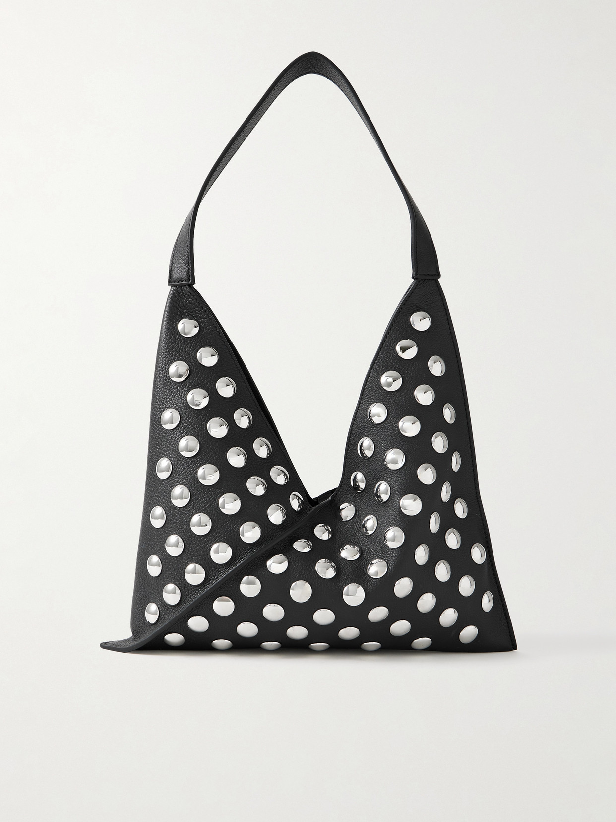 KHAITE Sara Small Embellished Textured-leather Tote