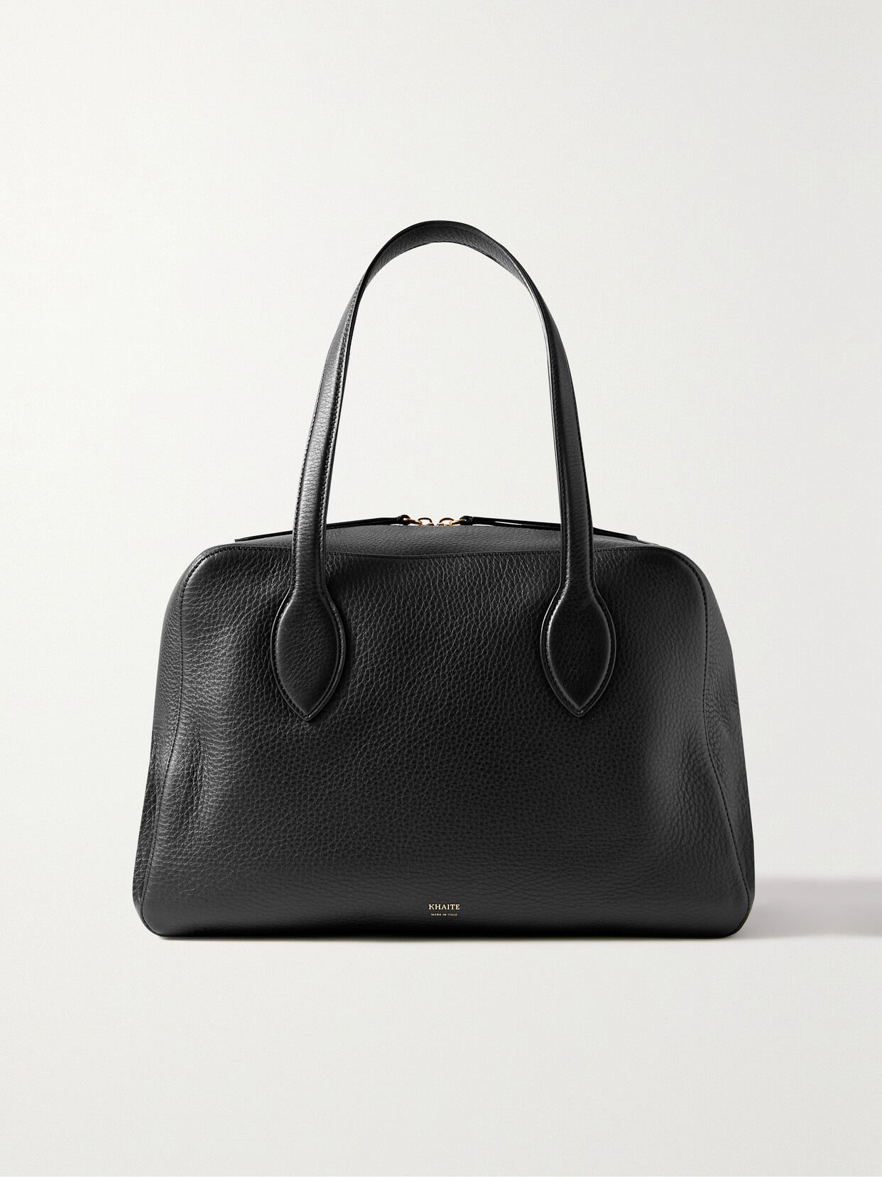 Khaite - Maeve Medium Textured-leather Tote - Black