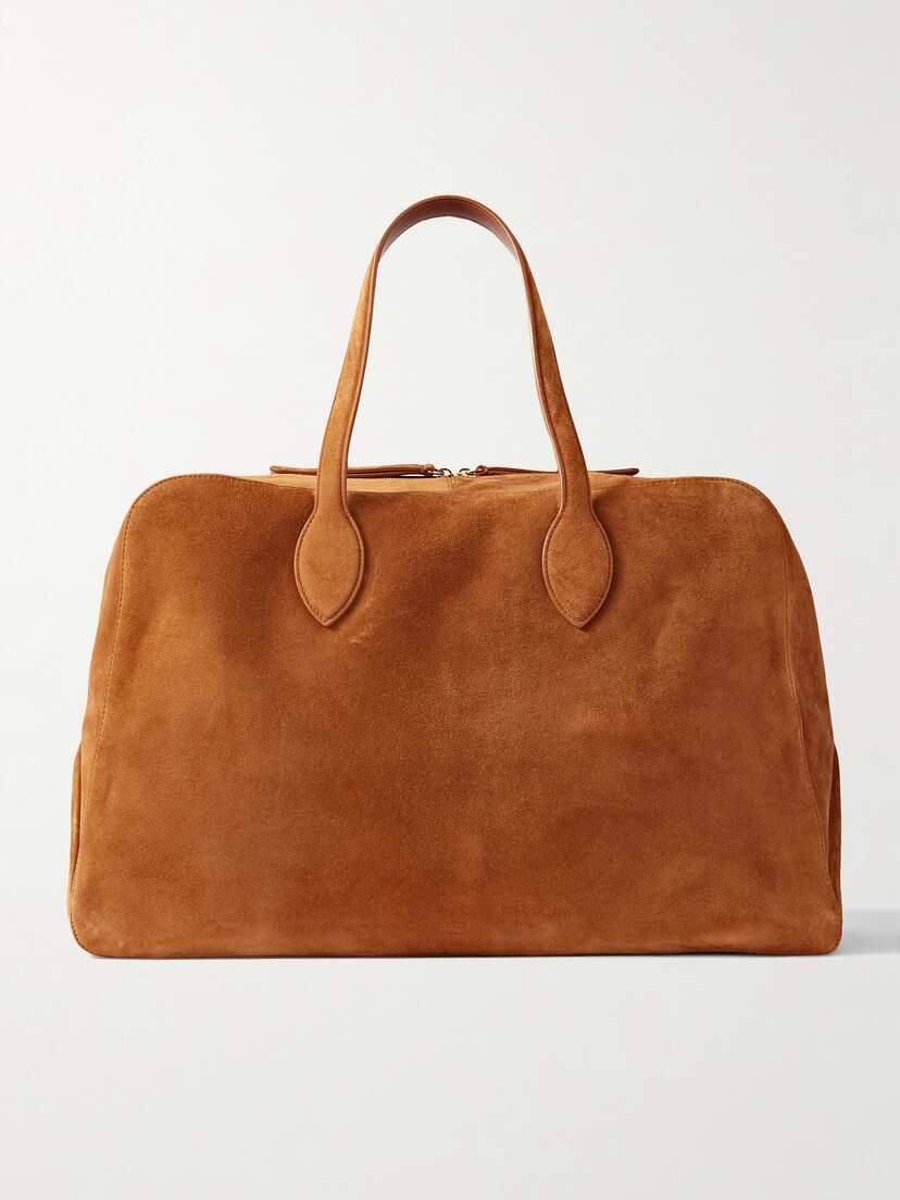 Khaite Maeve Weekender Large Suede Tote