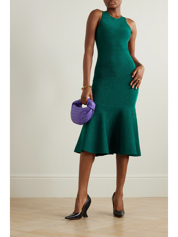 Victoria Beckham Lurex midi dress