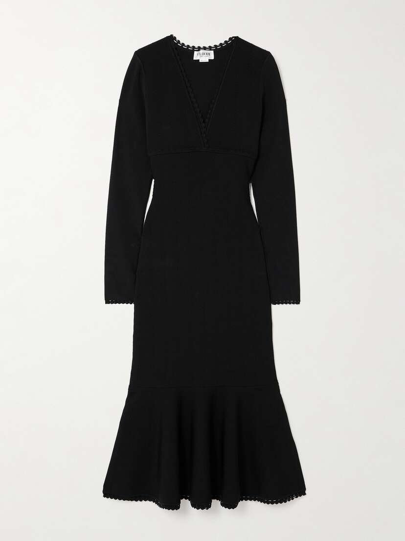 Victoria Beckham Knitted Midi Dress