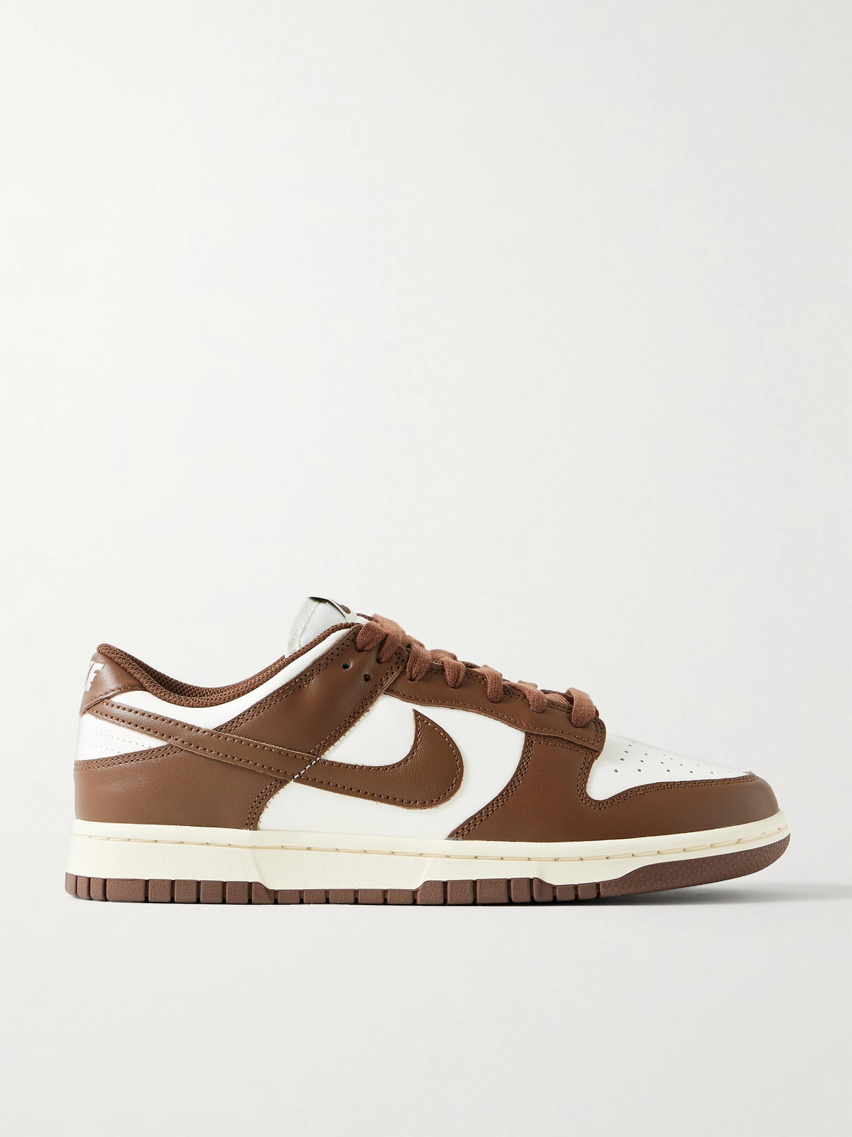 Nike Dunk Low Leather Sneakers - Brown