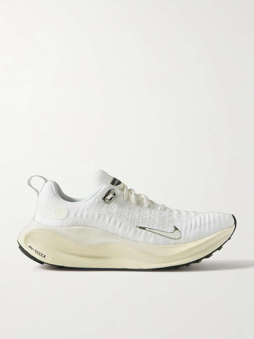 Nike React Infinityrn 4 Rubber-trimmed Flyknit Sneakers