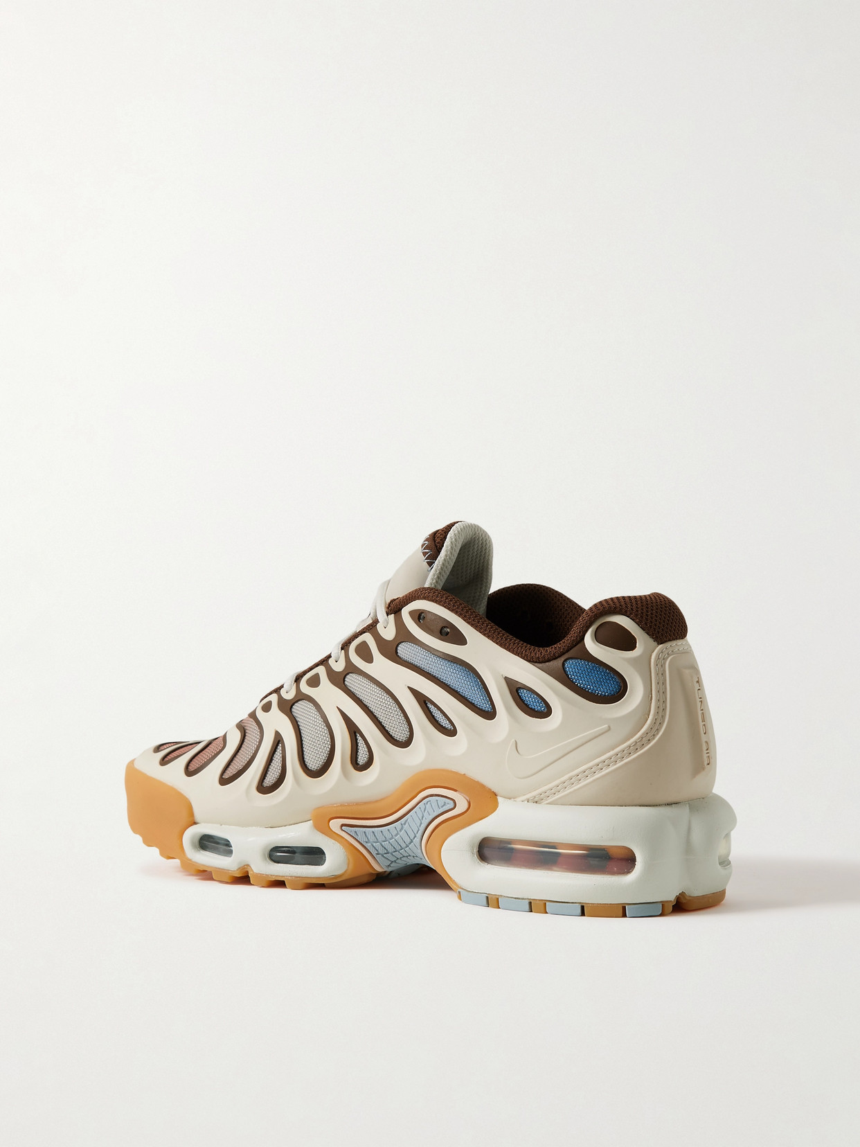 Shop Nike Air Max Plus Drift Rubber-trimmed Mesh Sneakers In White