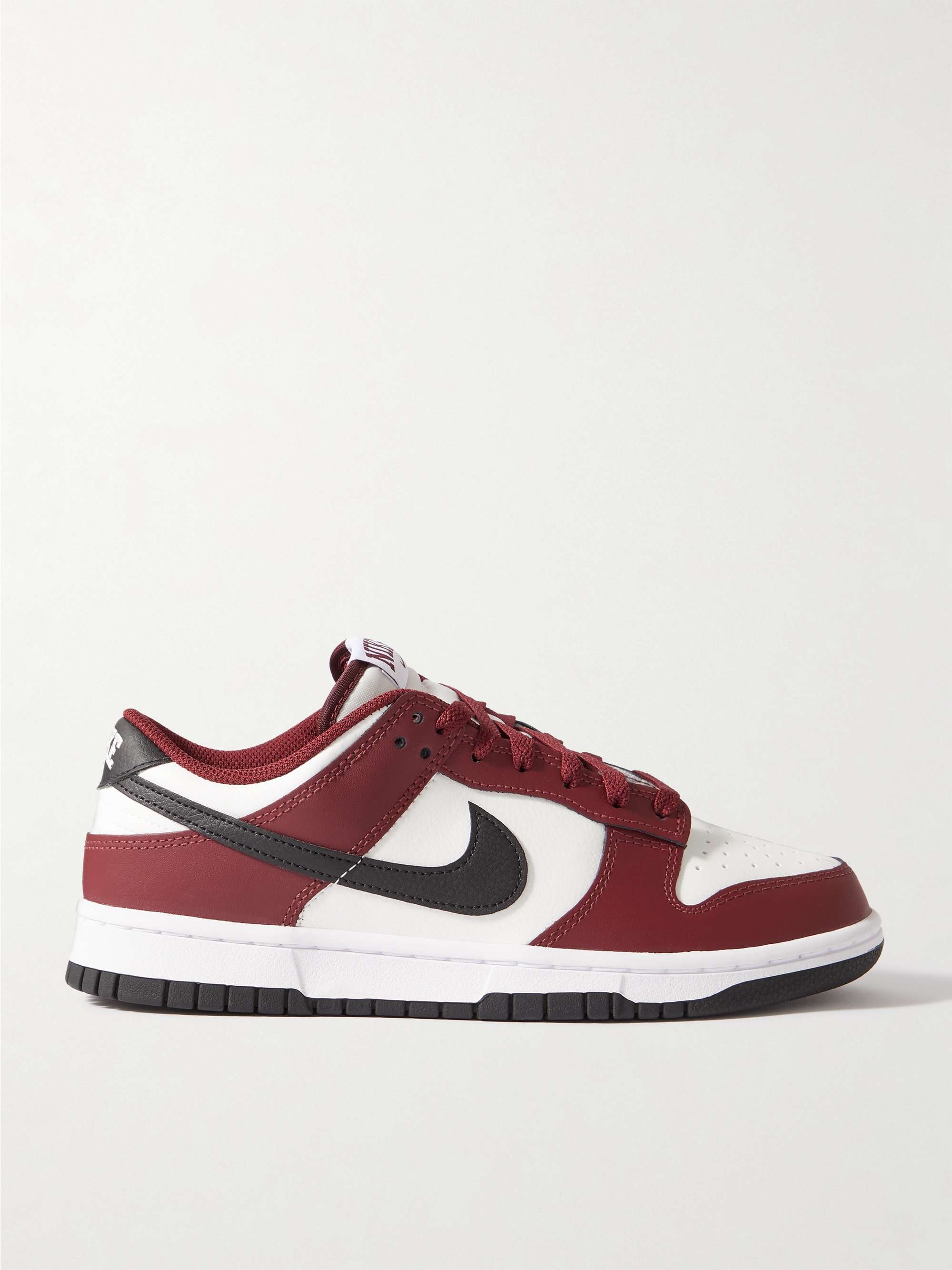 NIKE Dunk Low leather sneakers | NET-A-PORTER