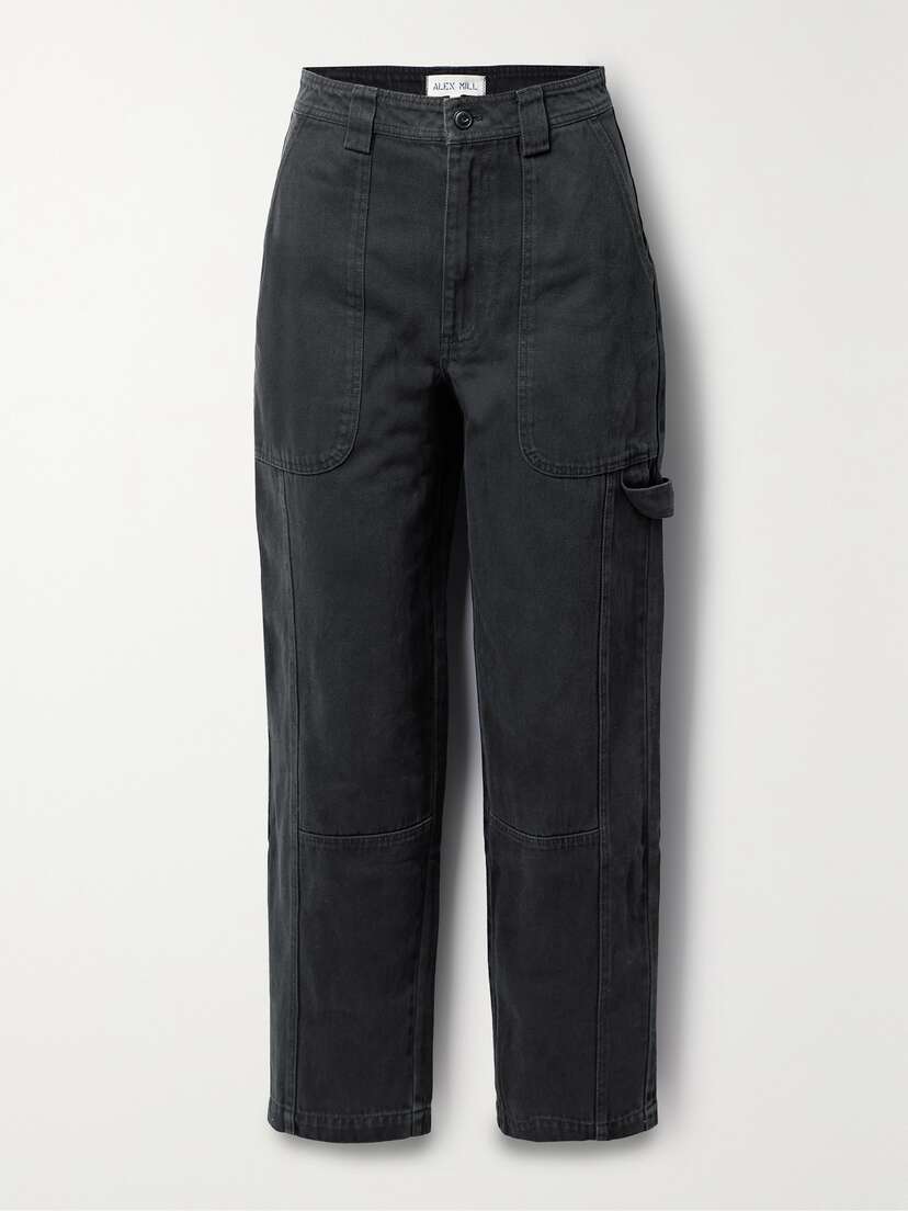 Alex Mill Phoebe Recycled-denim Straight-leg Cargo Pants