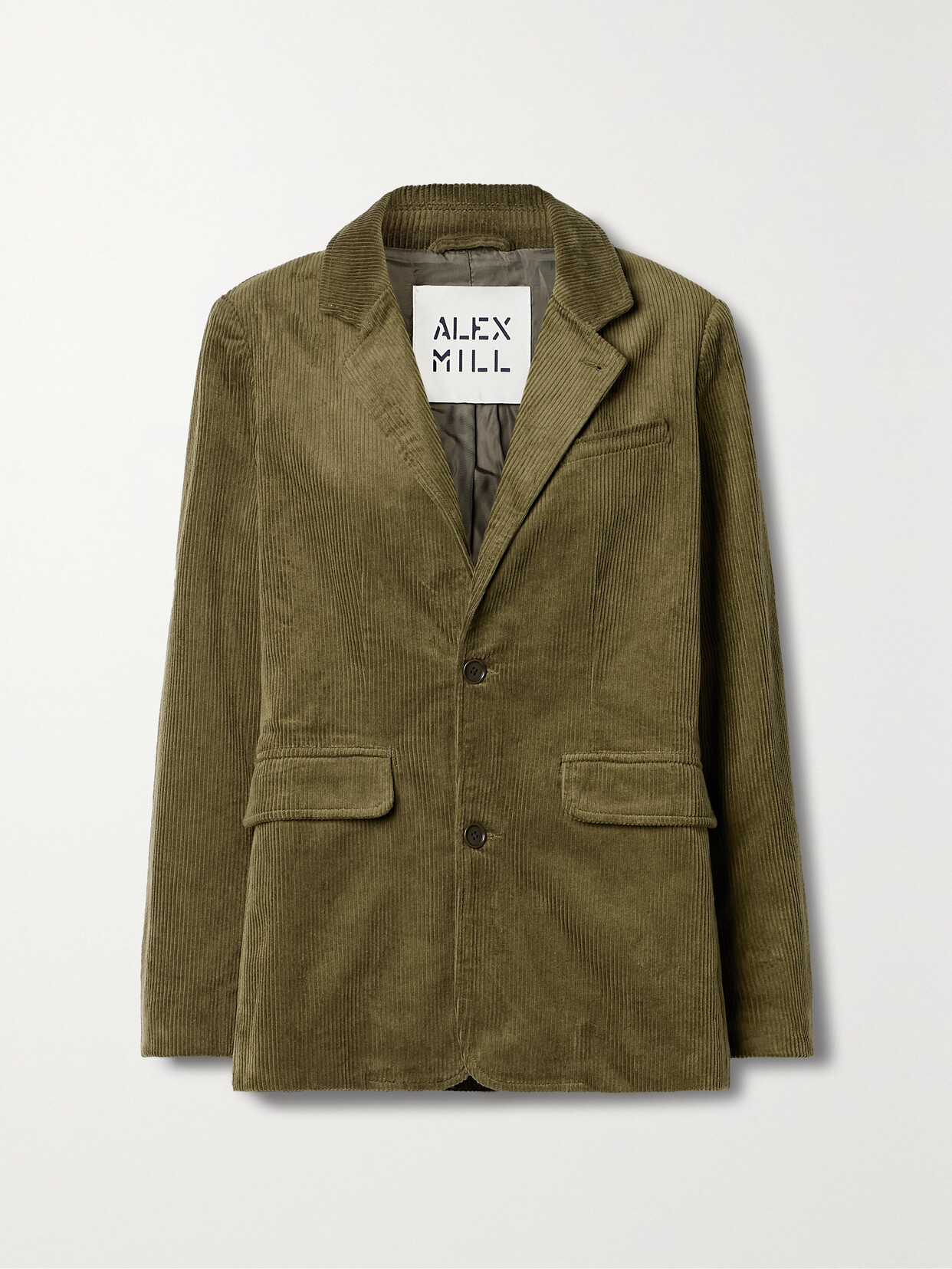 Alex Mill - Amelie Cotton-corduroy Blazer - Green