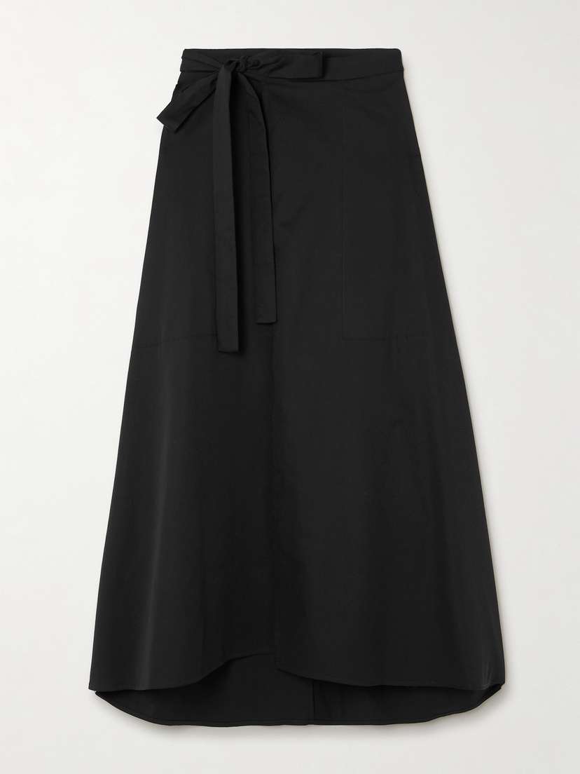 Joseph Alix Cotton Midi Wrap Skirt