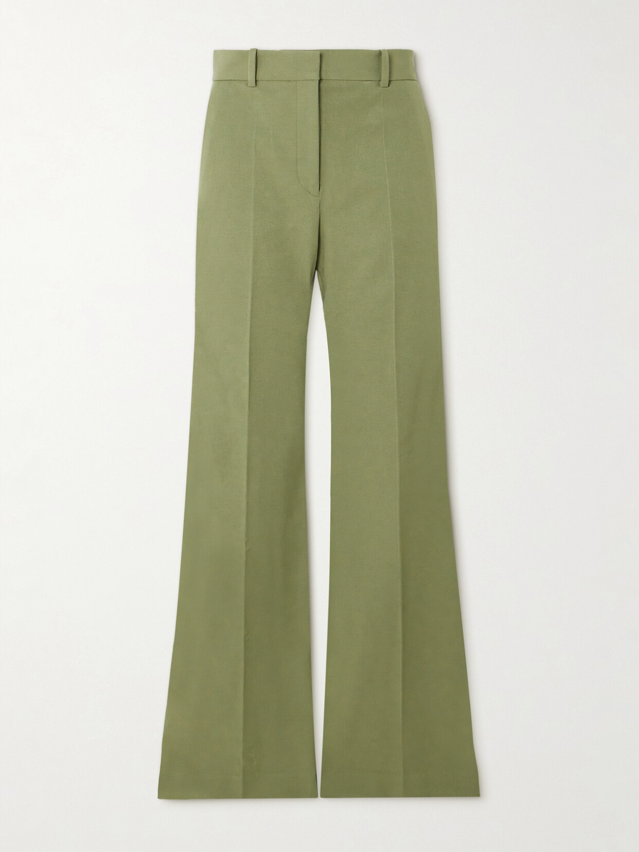 Joseph Tafira Twill Flared Pants - Green