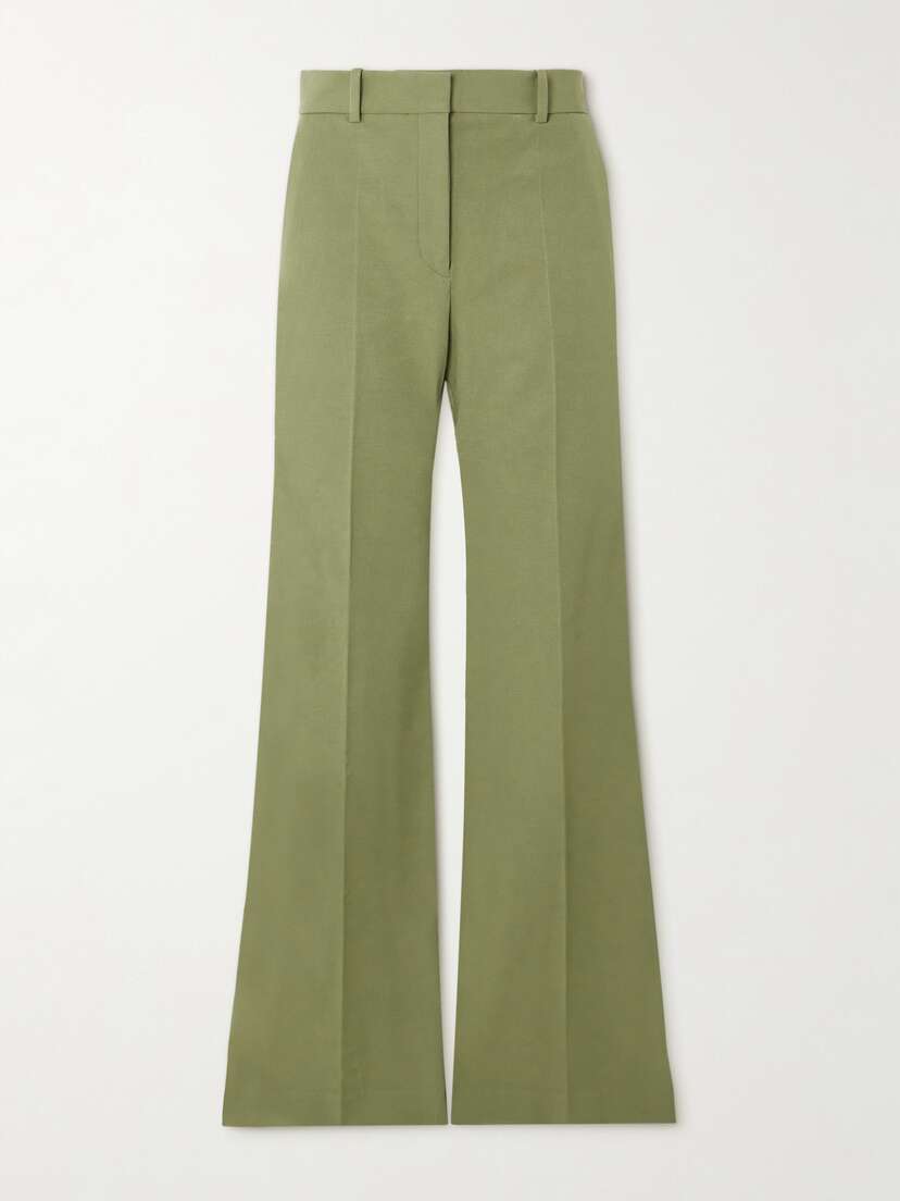 Joseph Tafira Twill Flared Pants