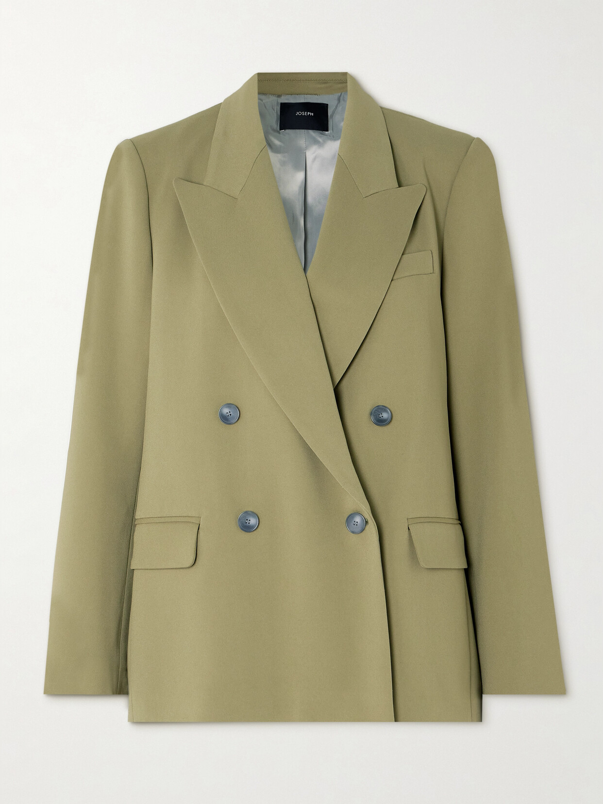 Joseph Jaden Double-breasted Cady Blazer - Green