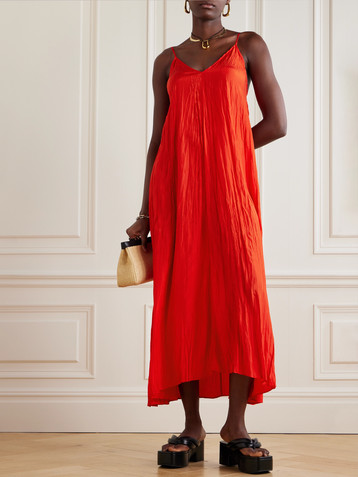 JOSEPH Daniele silk-habotai maxi dress
