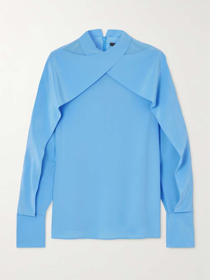 Joseph Bailie Layered Silk Crepe De Chine Blouse