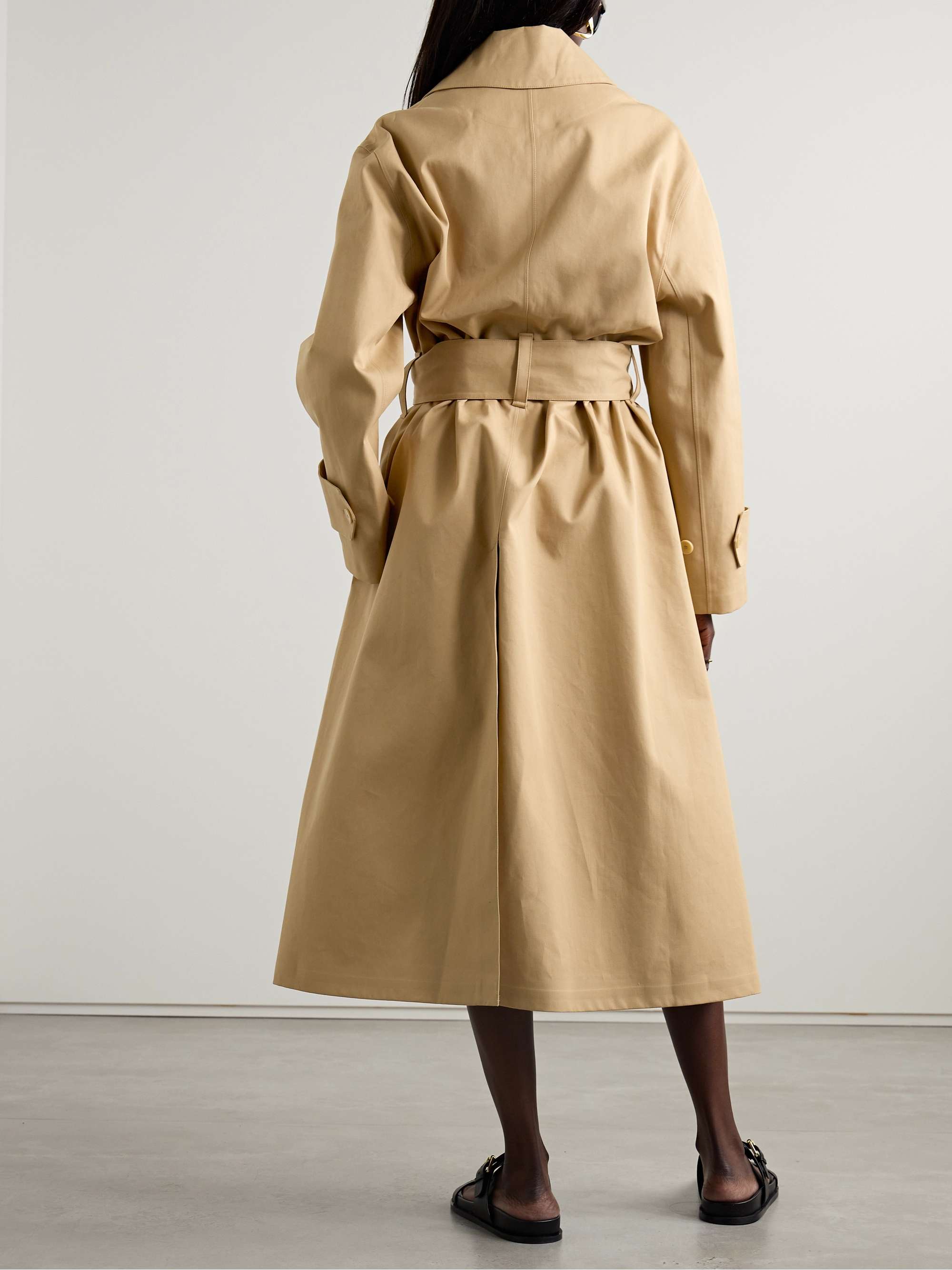 JOSEPH Lowendal oversized belted cotton-twill coat | NET-A-PORTER