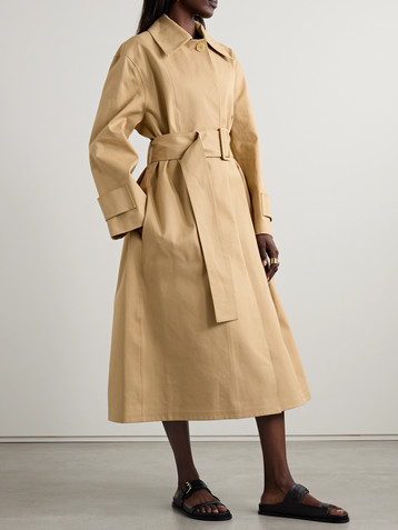JOSEPH Lowendal oversized belted cotton-twill coat