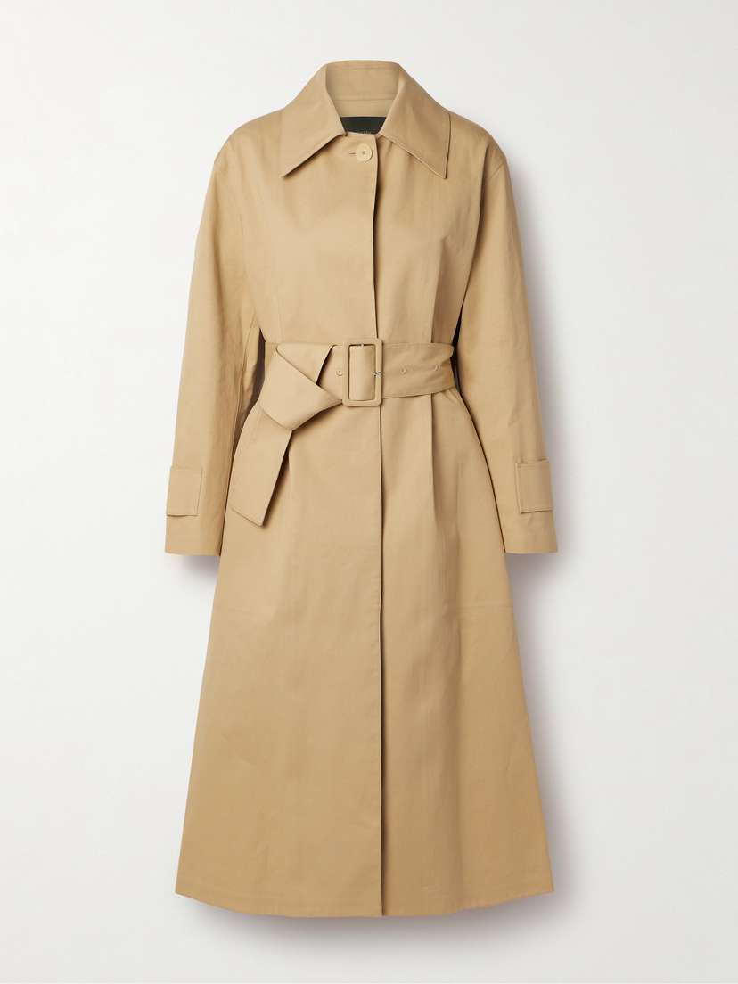 Joseph Lowendal Oversized Belted Cotton-twill Coat