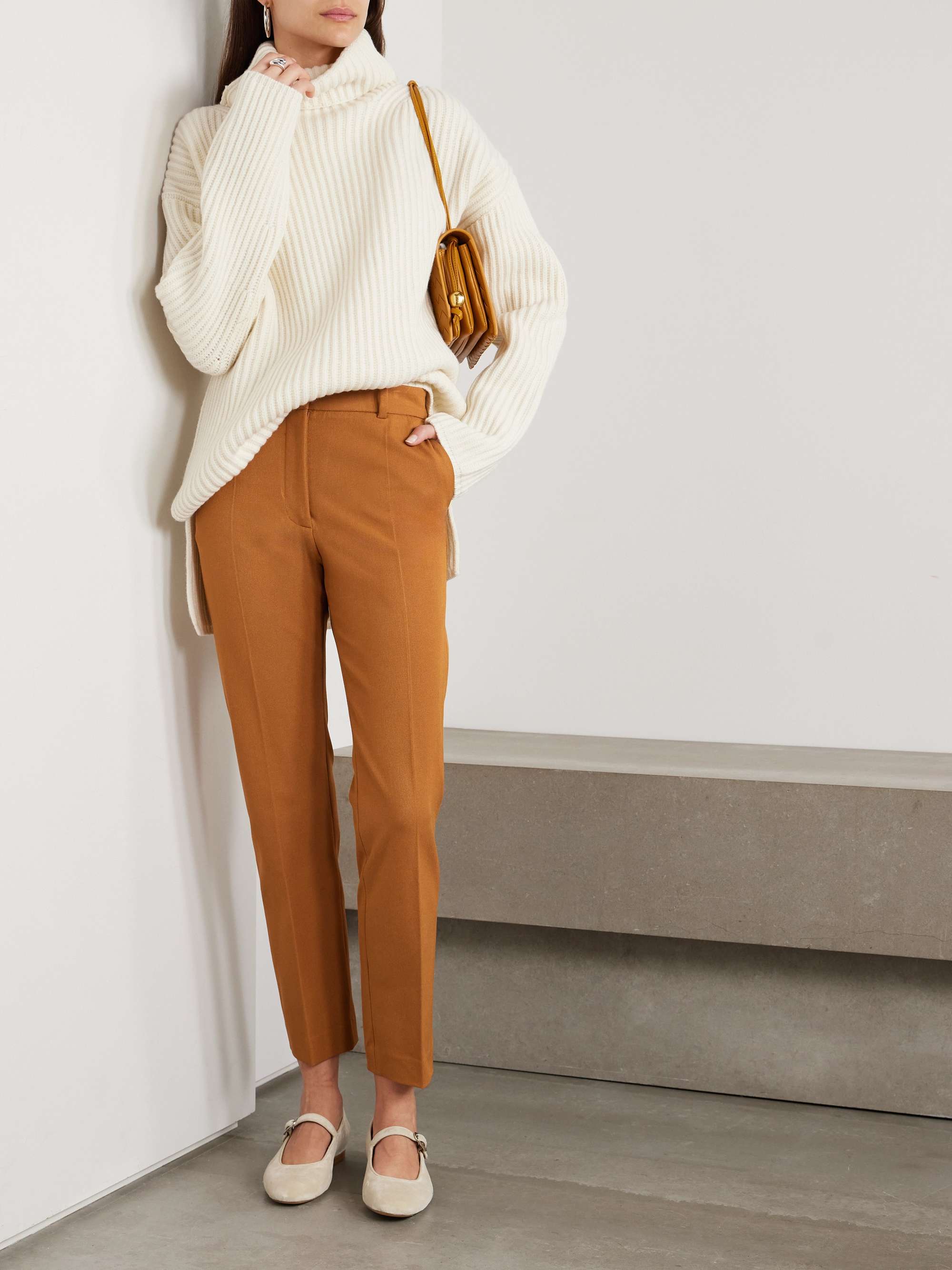 JOSEPH Coleman gabardine slim-leg pants