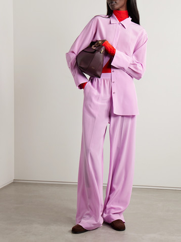 JOSEPH Hulin silk crepe de chine wide-leg pants