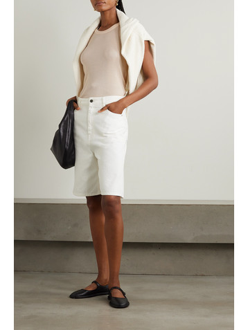 LOULOU DE SAISON + NET SUSTAIN Isu organic denim shorts