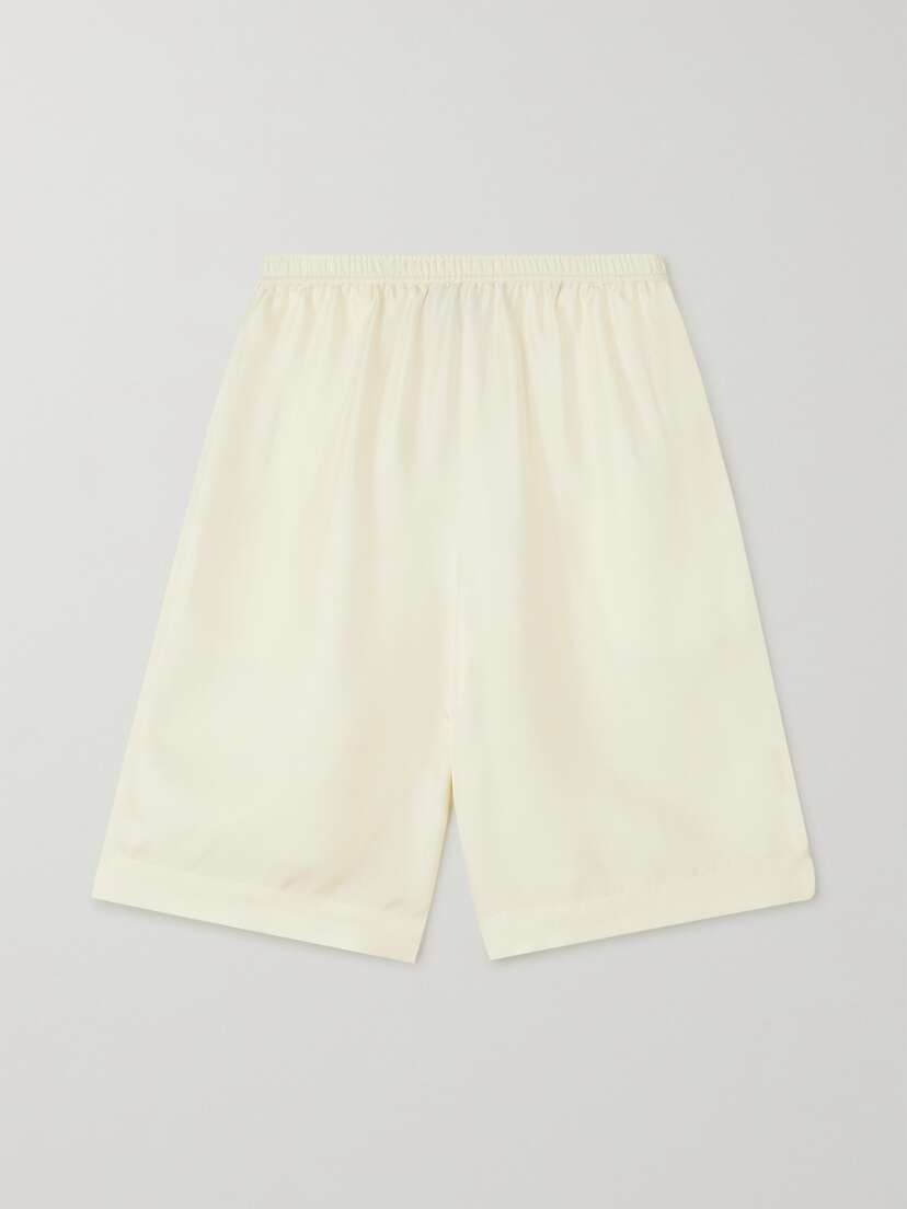 Loulou de Saison Zinia Silk-twill Shorts