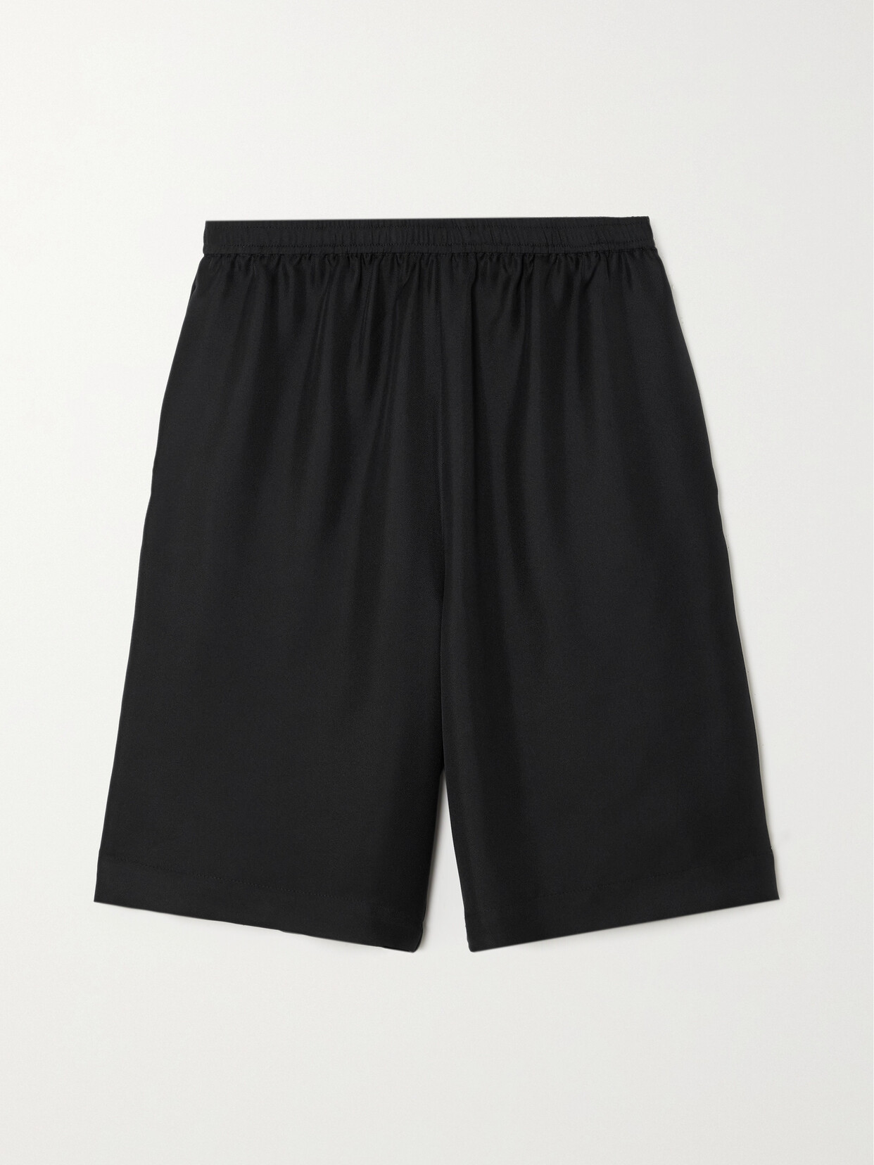 LOULOU STUDIO ZINIA SILK-TWILL SHORTS