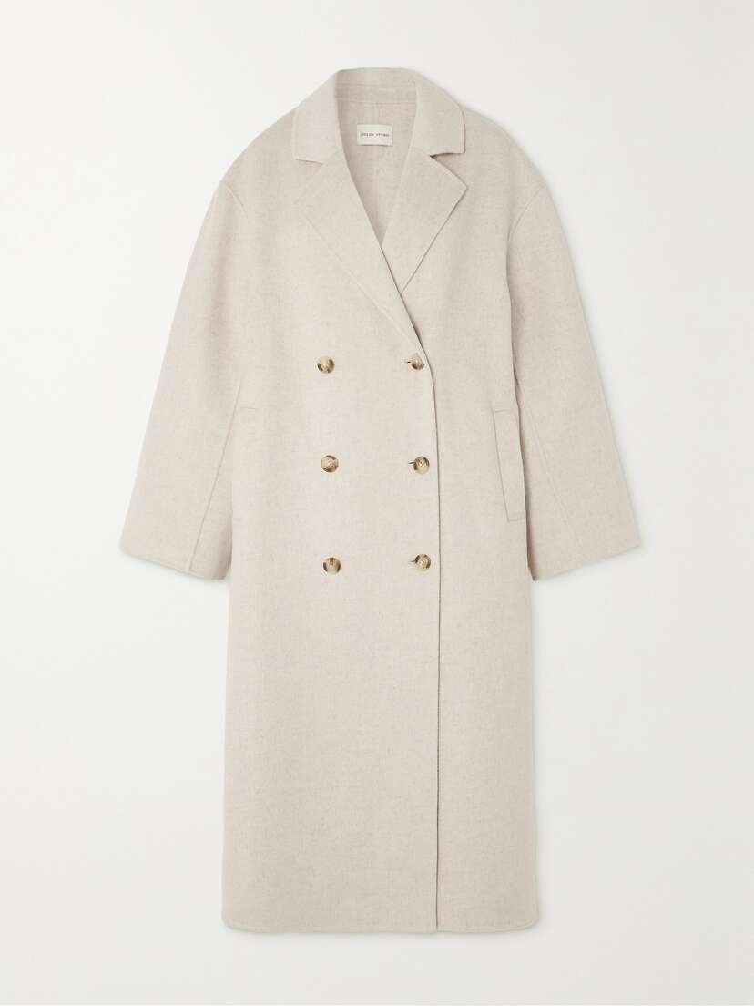 Loulou de Saison Borneo Double-breasted Wool And Cashmere-blend Coat
