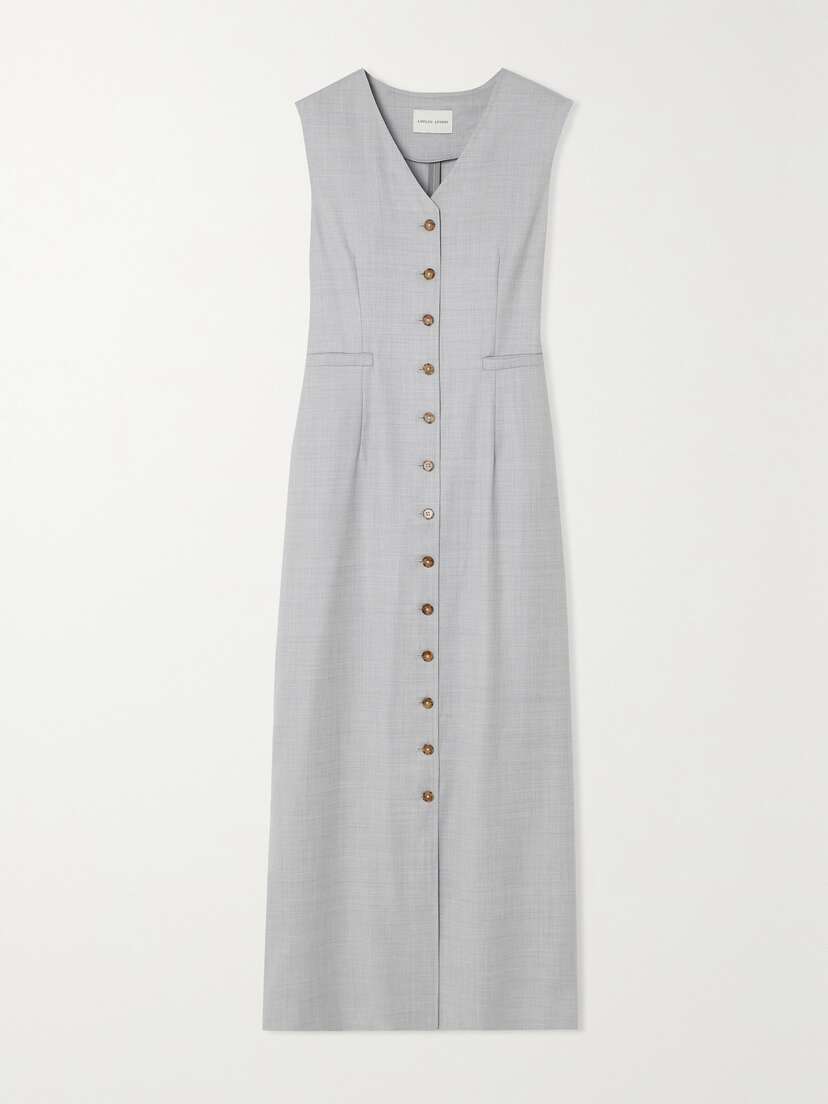 Loulou de Saison Idika Wool Midi Dress