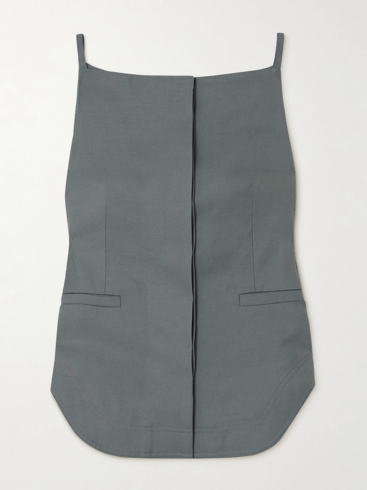 LOULOU STUDIO - Mihant Twill Top - Gray
