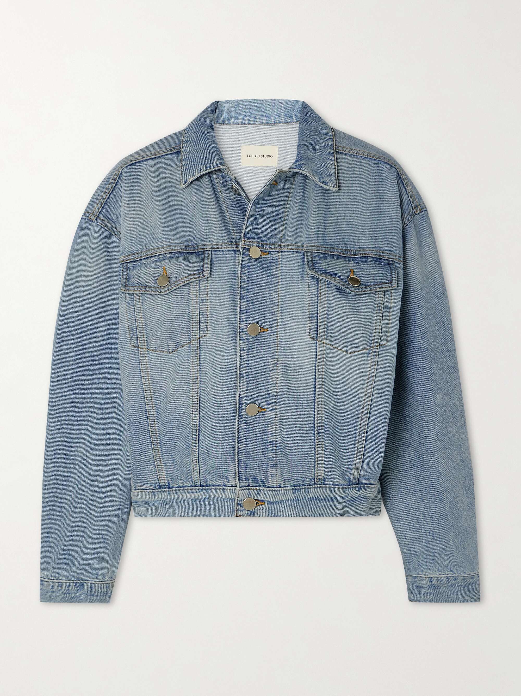 LOULOU DE SAISON NET SUSTAIN Dave organic denim jacket NET A PORTER