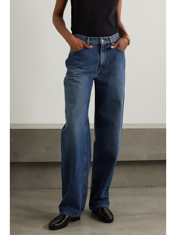 LOULOU DE SAISON Samur high-rise straight-leg organic jeans