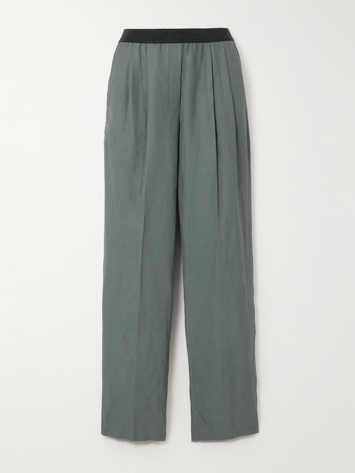 LOULOU STUDIO - Wide-leg Twill Pants - Gray