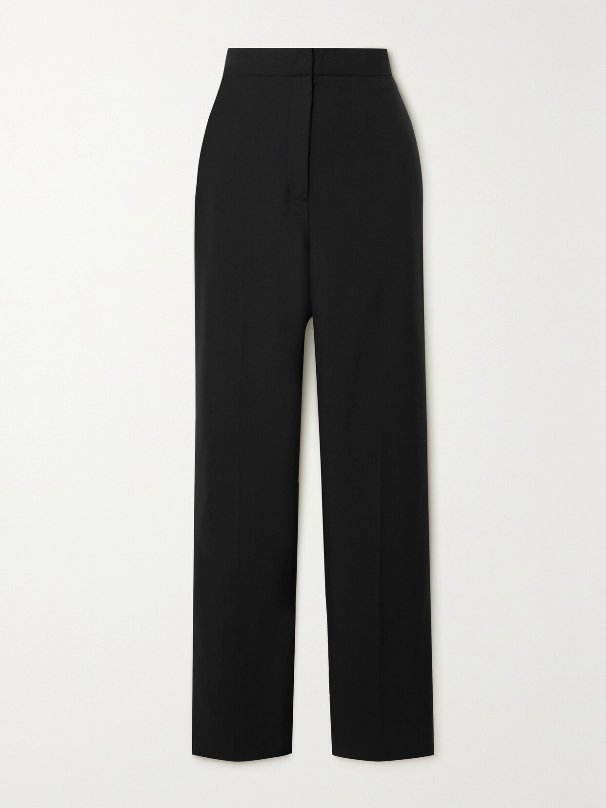 LOULOU STUDIO - Maia Wool-twill Tapered Pants - Black