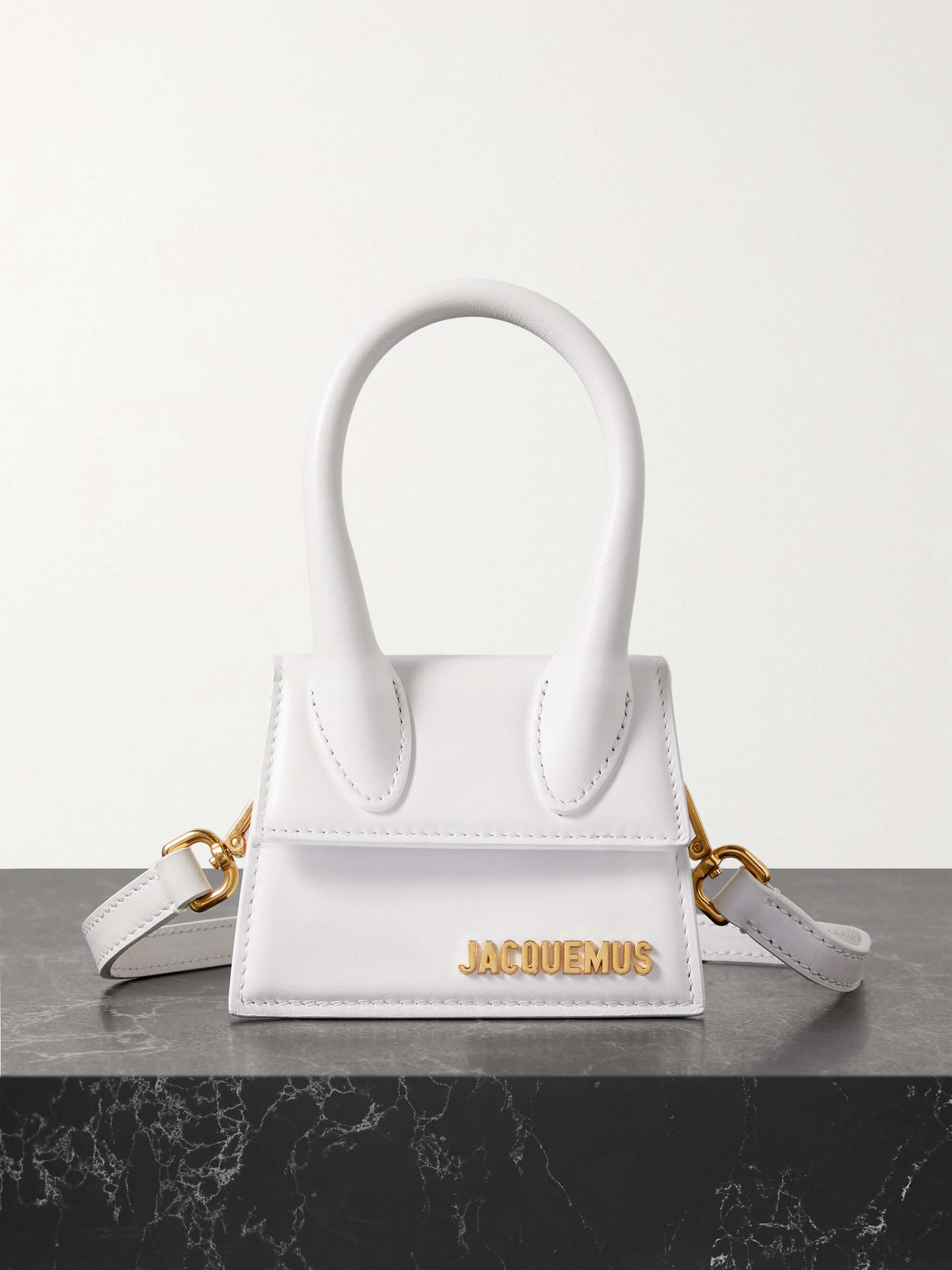 JACQUEMUS Le Chiquito Mini Bag - White for Women