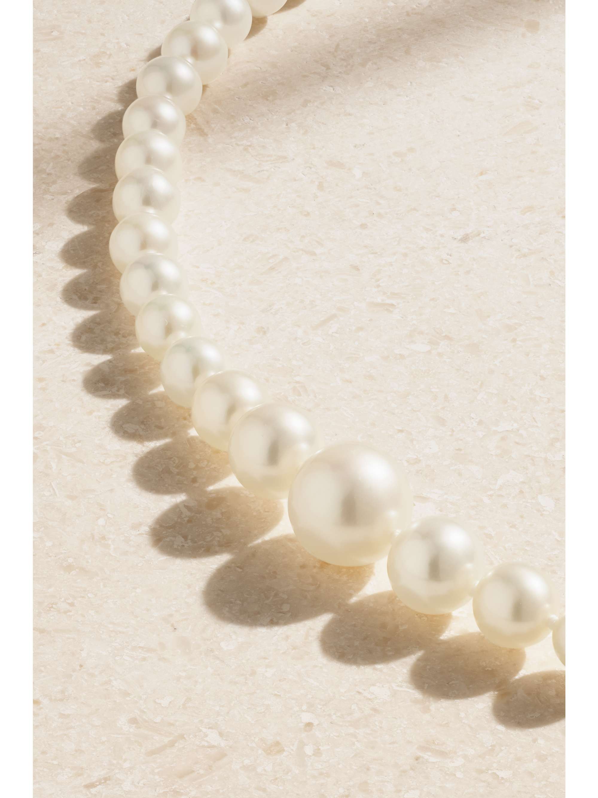 MIZUKI 14-karat gold pearl necklace | NET-A-PORTER MIZUKI 14-karat gold pearl necklace | NET-A-PORTER