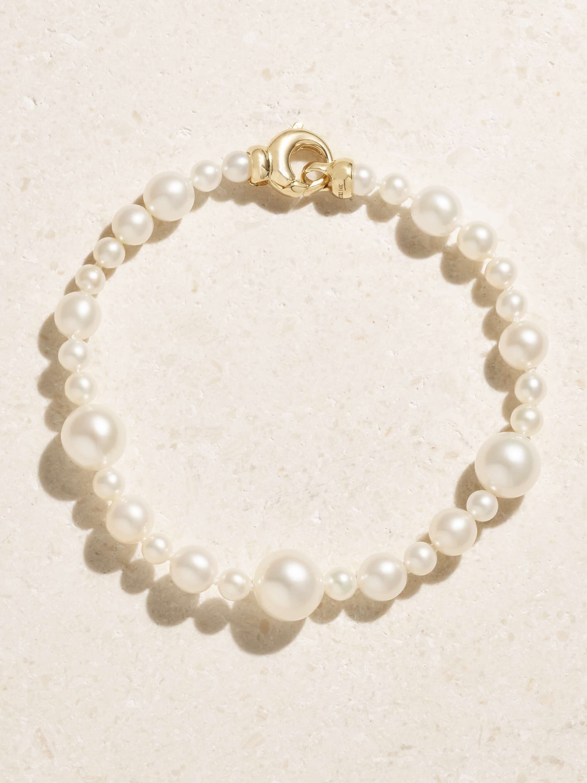 100％品質 MIZUKI 14-karat gold pearl bracelet | NET-A-PORTER 真珠
