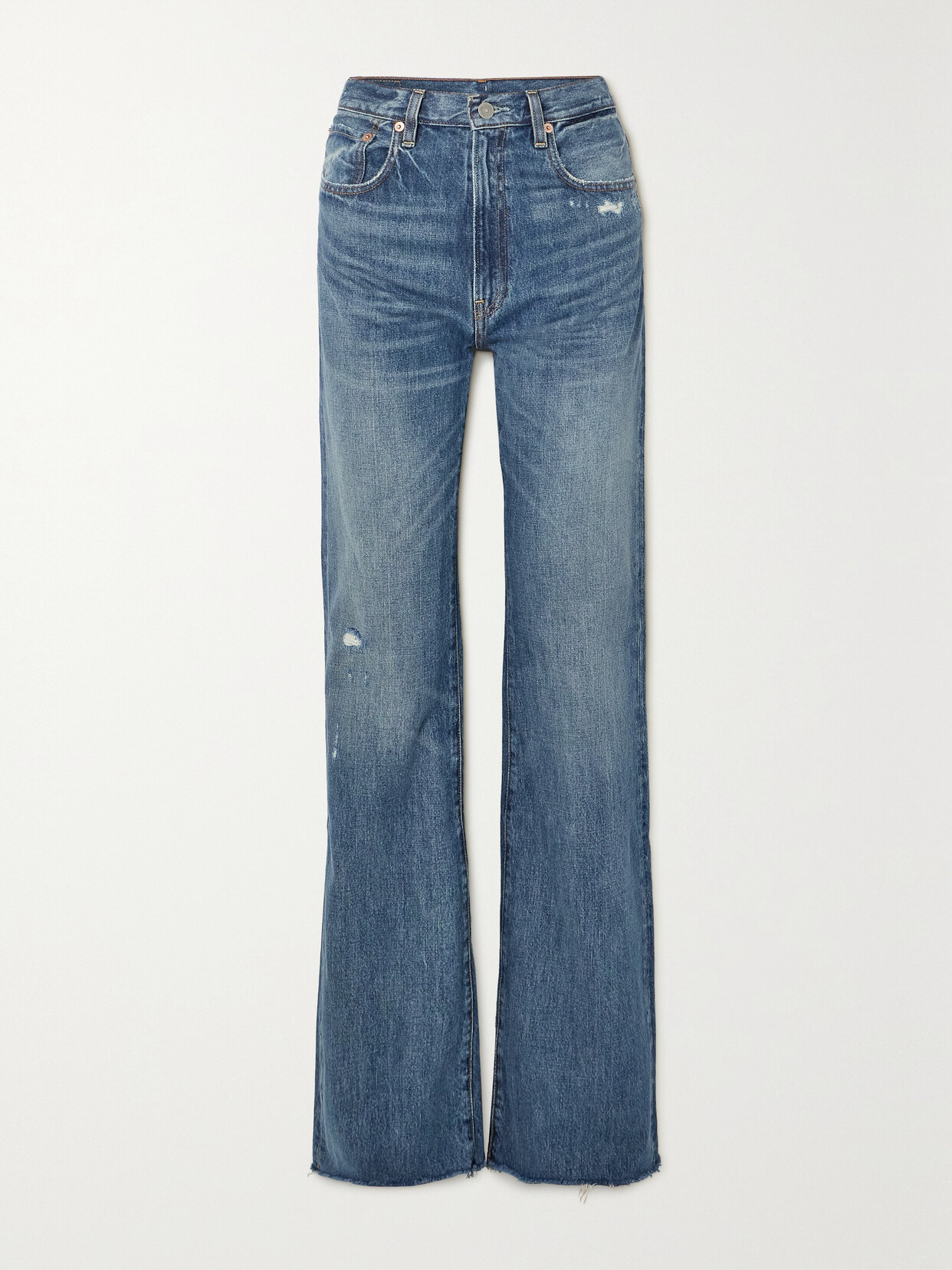 Denimist - Dena High-rise Wide-leg Jeans - Blue