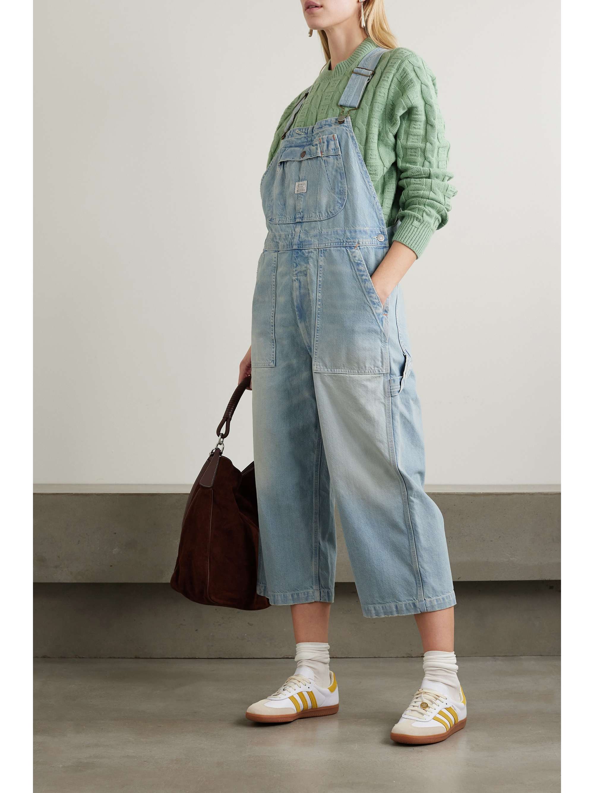 Denim overalls