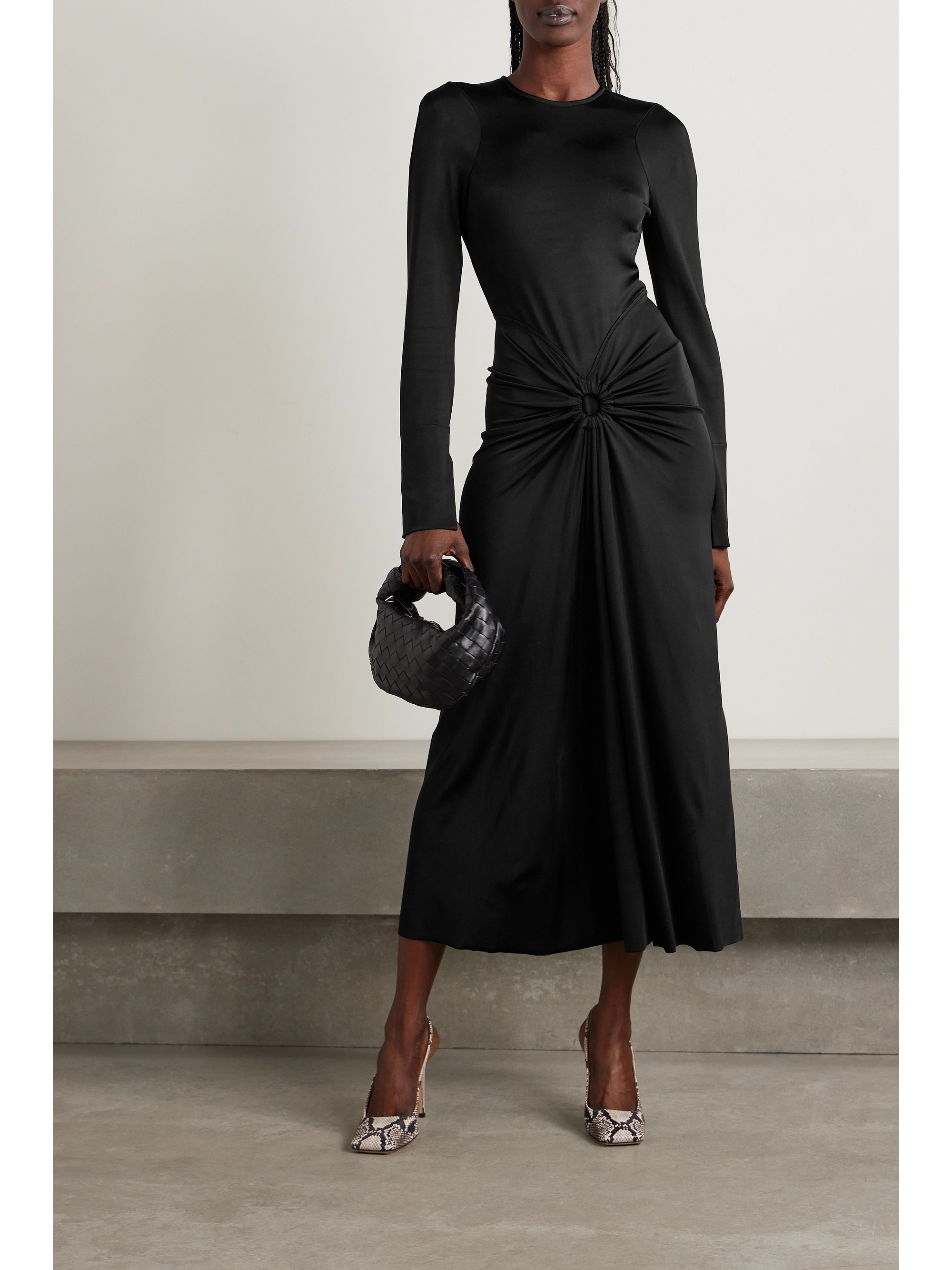 Victoria Beckham - Gathered stretch-jersey maxi dress | Plush